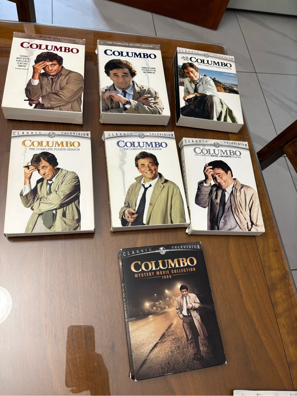 Columbo DVD Box Sets Collection - multiple disks in each box